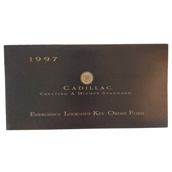 1997 Cadillac Seville Owners Manual, Brochure, Maintenance Log, Warranty w/ Case - Picture 5 of 8